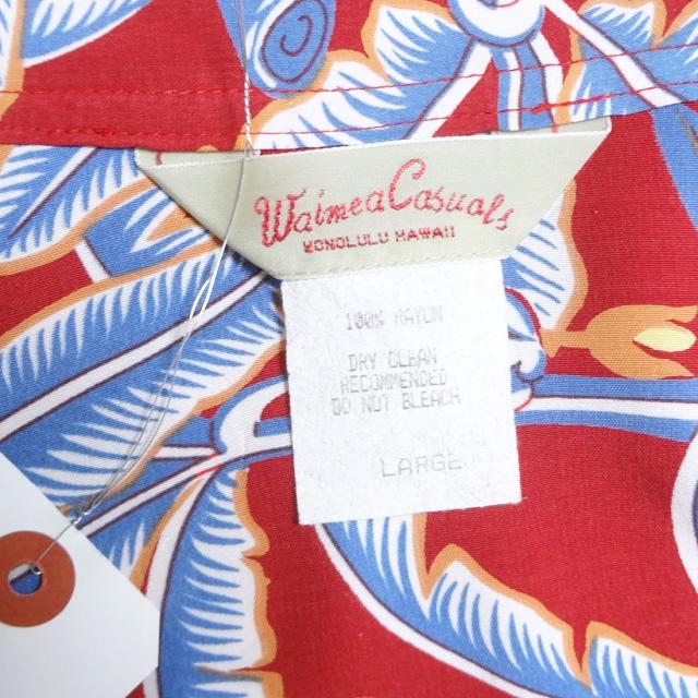 アロハシャツ WAIMEA CASUALS ワイメアカジュアルズ サイズL 半袖