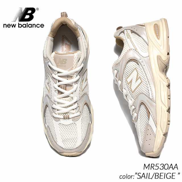 NEW BALANCE MR530AA ニューバランス スニーカー ( セイル ベージュ 725 992 D レディース ウィメンズ )  SAIL/BEIGE の通販は