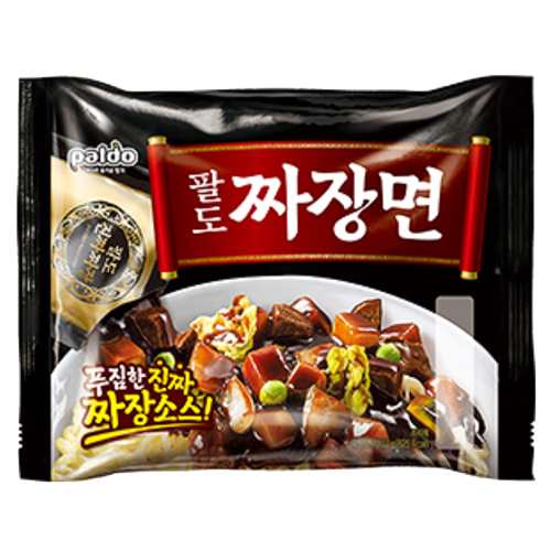 BOX販売　PALDO　パルドチャジャン麺　120gｘ32個(1箱)（5144）送料無料/韓国袋麺/韓国人気ラーメン/袋らーめん/袋ラーメン/インスタント