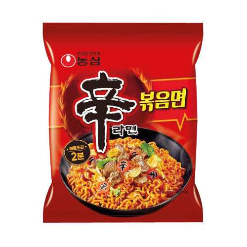 BOX販売　農心　辛ラーメン炒め麺　131gｘ40個(1箱)（5219）送料無料/韓国袋麺/韓国人気ラーメン/炒め麺/袋らーめん/袋ラーメン/インスタ