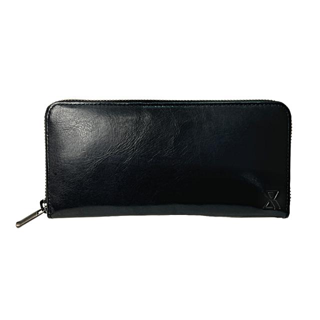 長財布 3G32 [SAND GLASS サンドグラス] ファスナー財布 大容量 ポケット充実 天然素材 本革 メンズ