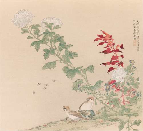 華山筆　花鳥圖