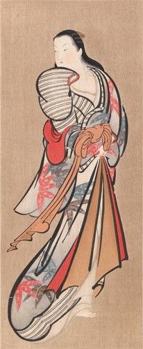 鳥居派　美人圖