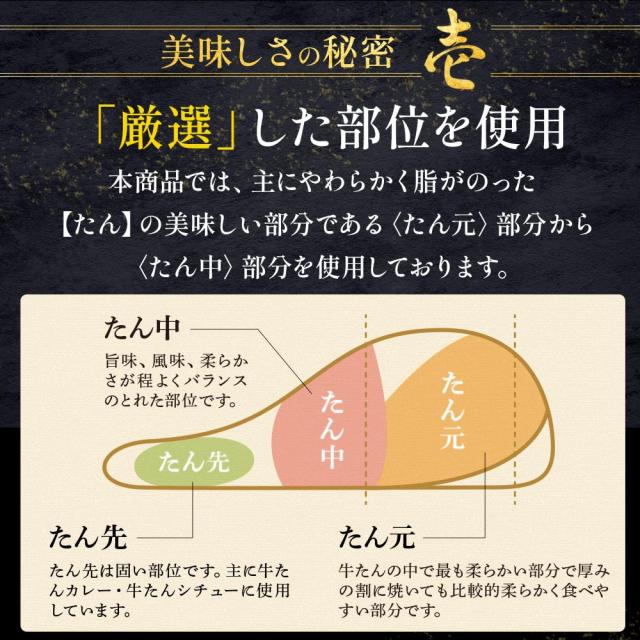牛タン 牛たん たん元 たん中 厚切り スライス・切り落とし付 焼肉用 1kg(6〜8人) 250gx4袋 御歳暮 食べ比べセット 厚さ約7mm 仙台 焼き方 レシピ付き 牛肉 焼肉 熟成 極味 たん タン 芯たん 宮城県 BBQ お歳暮_11