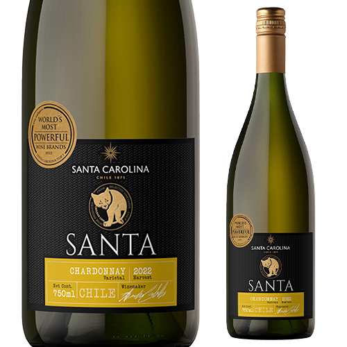 時間指定不可 サンタ バイ サンタ カロリーナ シャルドネ 750ml 白 辛口 チリ【ケース(12本入)】RSLの通販は