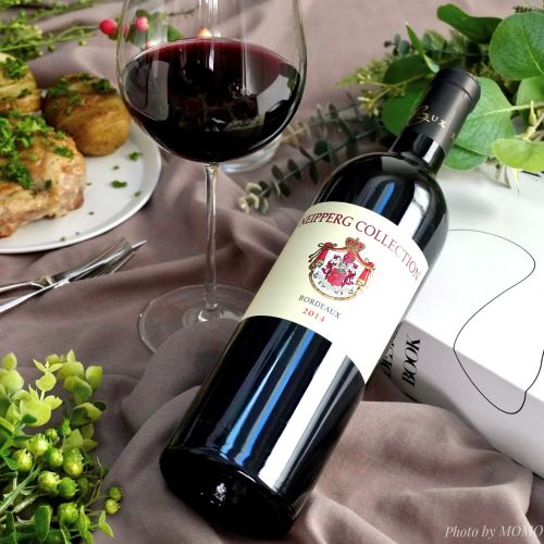 1本あたり1,650円(税込) 送料無料  ネイペルグ コレクション ルージュ 2014 6本 フランス ボルドー 辛口 ケース 浜運