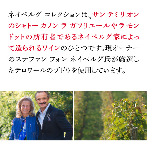 1本あたり1,650円(税込) 送料無料  ネイペルグ コレクション ルージュ 2014 6本 フランス ボルドー 辛口 ケース 浜運