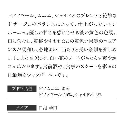 送料無料 インフィニット エイト フラワーズ ブリュット [NV] 750ml モンターニュ ド ランス シャンパーニュ 辛口 浜運A