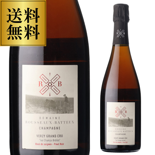 送料無料 ルソー バトー グランクリュ レ シャン ブリュレ ロゼ ド セニエ [2021] 箱なし RM 750ml ヴェルジー シャンパーニュ 極辛口 シャンパン 浜運