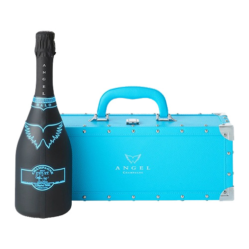 送料無料 【正規品エンジェルシャンパン】 エンジェル シャンパン ヘイロー ブルー (青) NV 750ml BLUE BOX 専用箱入り 浜運_1