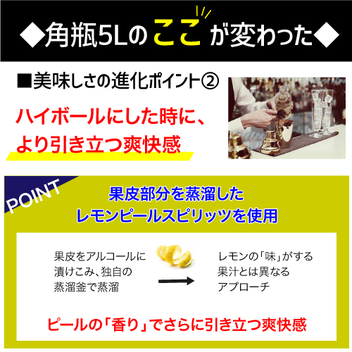 新 サントリー 角瓶 5L 5000ml 業務用 ジャパニーズ ウイスキー リキュール 角 kaku japanese whisky 長S_3