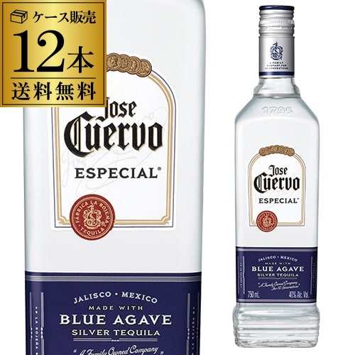 1本あたり1,(税込) クエルボ エスペシャル シルバー 40度 750ml 正規品 12本 ケース販売 アサヒ テキーラ 送料無料 長S