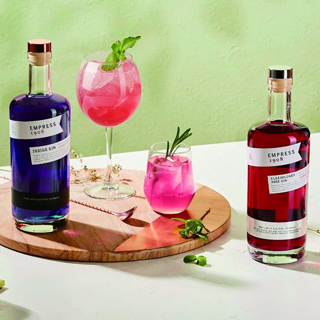 送料無料 エンプレス ジン 2本セット エンプレス 1908 エルダーフラワーローズ ジン 750ml 43度 正規品 カクテル ソーダ割り