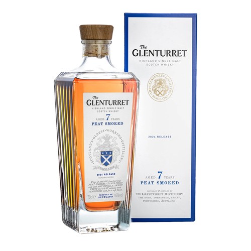 ザ グレンタレット 7年 ピートスモークド 2024リリース 700ml 42度 ウイスキー ハイランド シングルモルト ラリック whisky 長Sの通販は