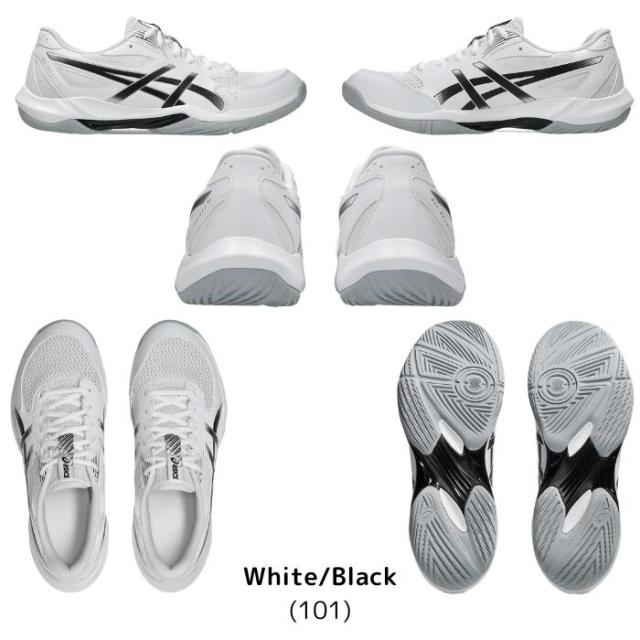 【送料無料】アシックス バレーボールシューズ 足幅ワイドモデル(3E相当) GEL-ROCKET 12 メンズ レディース 初心者向け エントリーモデル 安定性 クッション性 1073A081 asics ゲルロケット ブラック ホワイト