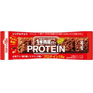 【送料無料:72本まとめ買い】アサヒフード 1本満足バー プロテイン 選べる72本(9本×8箱) プロテインバー 一本満足バー チョコ_1