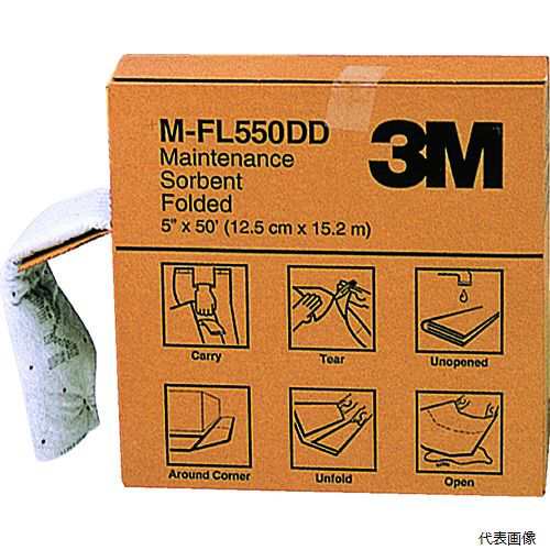 3M M-FL550DD メンテナンスソーベント(フォールデッド)127mm×15.2m(1巻入)