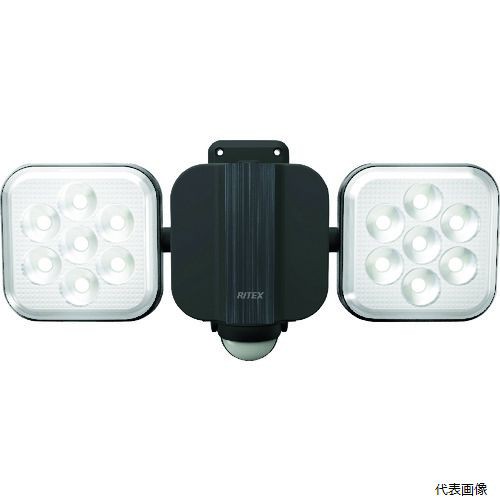 ムサシ LED-AC2022 ライテックス 11W2灯フリーアーム式LEDセンサーライト