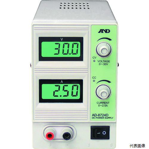 エー・アンド・デイ AD8724D A＆D 直流安定化電源 30V 2.5A