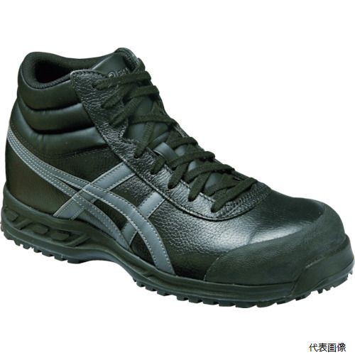 アシックス FFR71S.9075-25.0 ASICS ウィンジョブ71S ブラック×ガンメタル 25.0cm 4945239