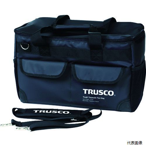 TTBA-BK TRUSCO TOUGH ターポリンツールバッグ 黒色の通販は