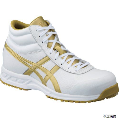 アシックス FFR71S.0194-27.0 ASICS ウィンジョブ 71S ホワイト×ゴールド 27.0cm 8354575