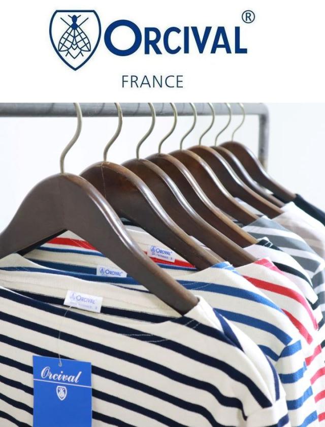 【SALE30%OFF】2025春夏新色 ORCIVAL オーシバル オーチバル cotton lourd  #B211 定番バスクシャツ 8color UNISEX  レディース メンズ