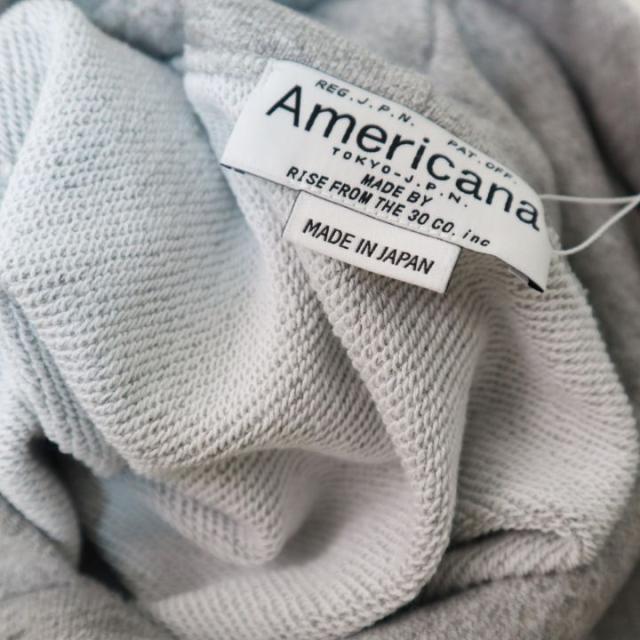 2025年秋冬NEW Americana アメリカーナ 14ゲージ裏毛 リバースウィーブ ワイドカットオフ クルーネック スウェット AMERICANA BRF-736A/2 レディース_7