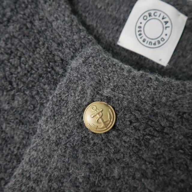 2025秋冬 ORCIVAL オーシバル オーチバル ブークレニットカーディガン