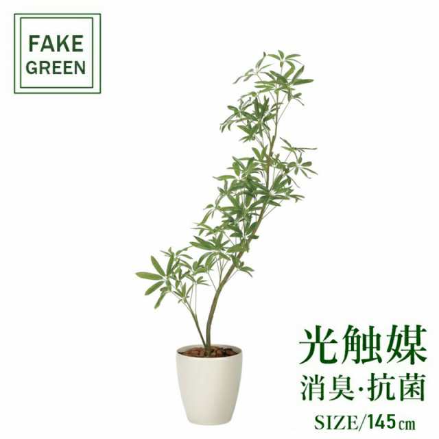 フェイクグリーン 観葉植物 フェイク 人工観葉植物 光触媒 造花 インテリア リアル 人気 空気清浄 玄関 リビング オフィス 部屋 シンプ