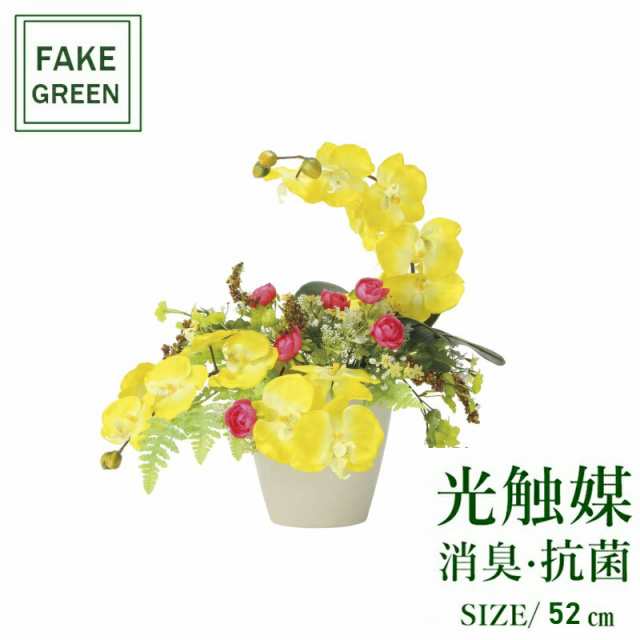 フェイクグリーン 観葉植物 フェイク 人工観葉植物 光触媒 造花 インテリア リアル おしゃれ お祝い 樹 木 室内 人気 空気清浄 玄関 リ