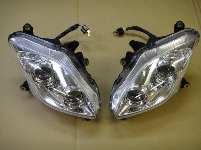 フォルツァmf08バイク用ヘッドライト2個セット フォルツア MF08 前期 プロジェクター ＬＥＤ ヘッドライト 左右セット