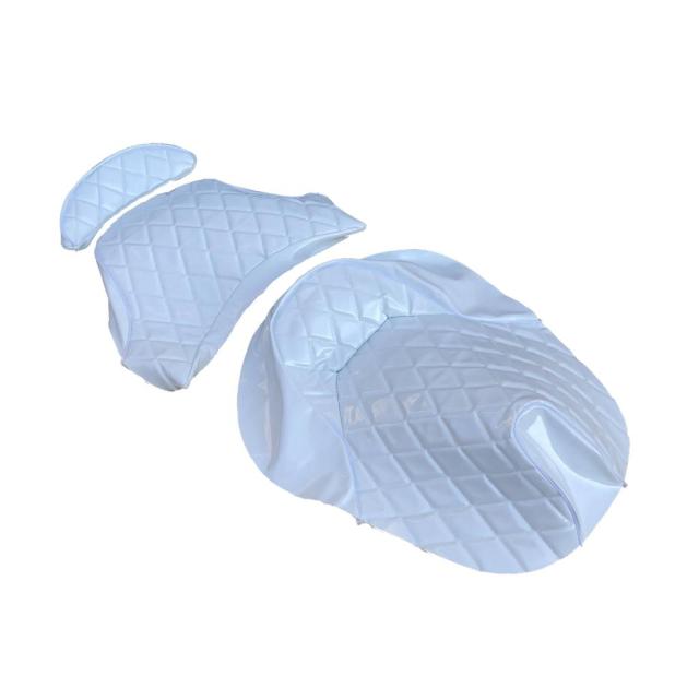 マジェスティ 250/Ｃ SG03J シートカバー 艶あり 白 菱の通販は