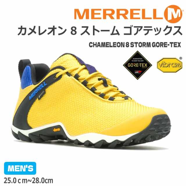 メレル カメレオン 8 ストーム ゴアテックス MERRELL CHAMELEON 8 STORM GORE-TEX 500381 YELLOW イエロー 完全防水 トレッキング ウォー