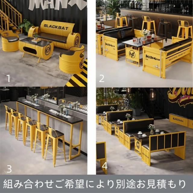 カフェテーブル形テーブル ダイニングテーブルセット オフィスやカフェに スチール製 丸テーブル 丸 アイアン 小さいテーブル ミニテーブルライトブルー 形 おしゃれ　コンテナ風 省スペース コンパクト 2人 直径60cm グレー