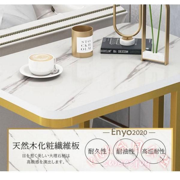 コの字型サイドテーブル昇降キャスター付き KNK(株) 高さ66-106cm北欧ベッド横デスク玄関回転おしゃれ多機能テーブル_7