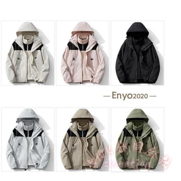 3wayフリースライナー付き防寒マウンテンパーカーKNK(株）メンズレディース対応で防水防風の冬服ジャケットとしてライナー脱着できるウィンドブレーカー_9