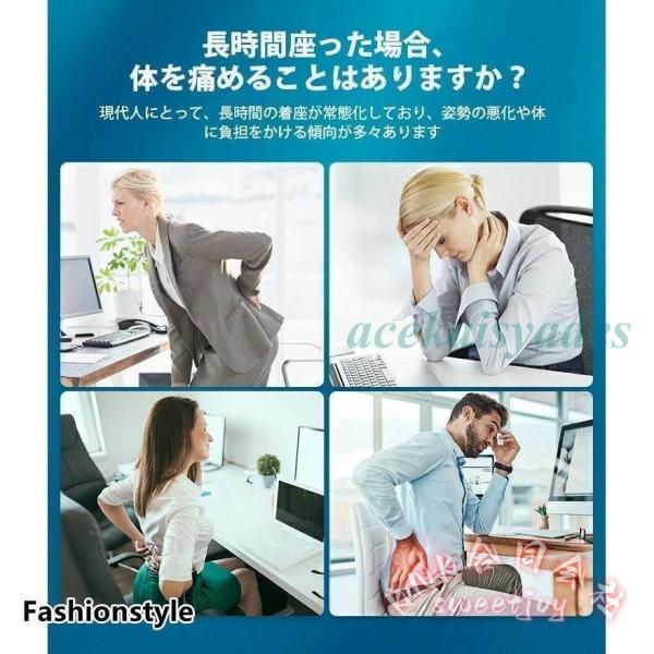 低反発クッション 腰痛対策 姿勢矯正 体圧分散 KNK(株） 座布団 オフィス用 デスクワーク ドライブ チェア 運転席 産後サポート 坐骨神経痛にも_2