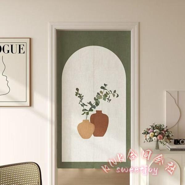 のれん暖簾 おしゃれ北欧風 新生活インテリア雑貨 間仕切り遮光ロングカーテン KNK(株） 簡単目隠し見えにくい 柔らか飾り玄関ドアカーテン