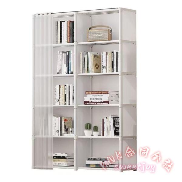 本棚 6段 2連 扉付き コミックラック 大容量 スリム KNK(株） 収納ラック ブックシェルフ 絵本棚 漫画 収納ボックス おしゃれ 省スペース リビング 子供部屋に