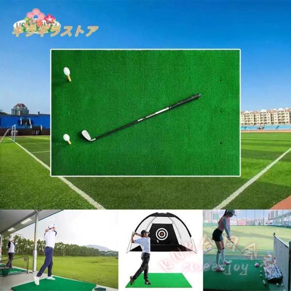 ゴルフマット 大型 100×150cm ゴルフ練習マット 素振り ドライバー スイング パター 室内 屋外 人工芝 SBR KNK(株) 本格サイズで自宅練習 打感もリアルで上達_9