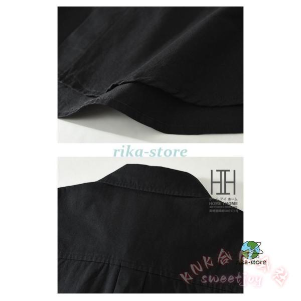 シャツ メンズ 長袖 柄シャツ おしゃれ ポケット付き 春 春服 大きいサイズ カジュアルシャツ シャツジャケット トップス KNK(株) 羽織りにも便利_14