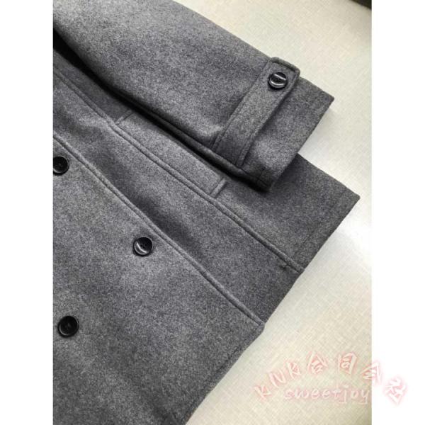 ピーコート スクールコート 男女兼用 学生服 中学高校制服 ブラック グレー ネイビー S-2L Pコート KNK(株) 通学に定番 きれいめ防寒アウター