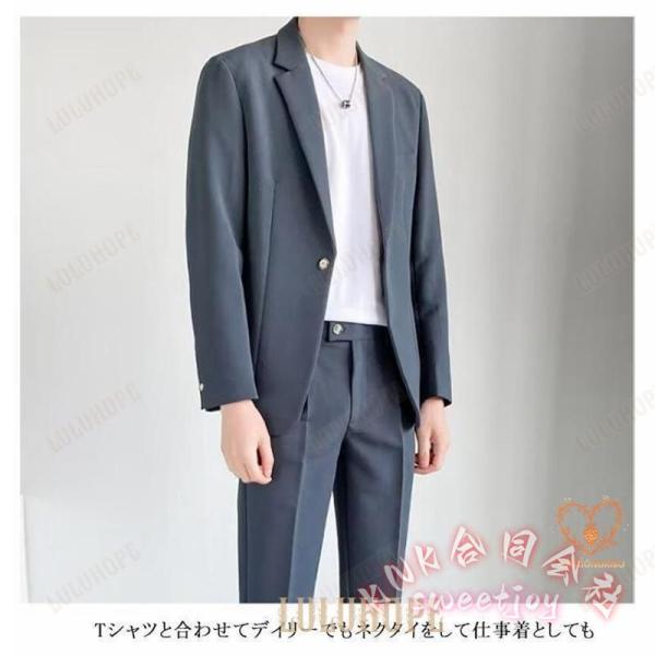 テレワークセットアップ メンズ歳月夏スーツテーラード途轍も無いサイズジャケットアンクルパンツ KNK(株） 好いたらしい商行為 テレ細工物一般受け仕かける