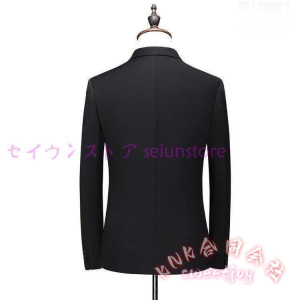 ビジネススーツ メンズ ブラックフォーマル 礼服 喪服 冠婚葬祭 KNK(株） セットアップ 秋夏 法事 結婚式 パーティ 二次会 フォーマルスーツ_9