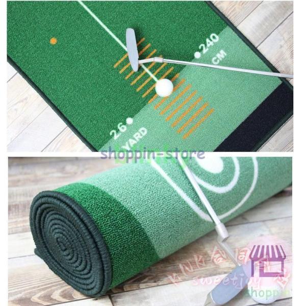 パターマット 室内パター練習 ５０×３００ｃｍ 距離標識 KNK(株） 裏面滑り止め 防音 屋内 屋外ＯＫ 練習マット ゴルフ練習 自宅でスコアアップ_5