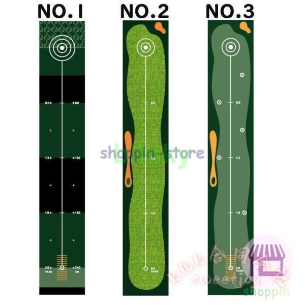 パターマット 室内パター練習 ５０×３００ｃｍ 距離標識 KNK(株） 裏面滑り止め 防音 屋内 屋外ＯＫ 練習マット ゴルフ練習 自宅でスコアアップ_6
