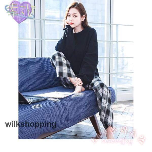 ルームウェア レディース 綿100％ パジャマ KNK 上下セット 長袖 可愛い 長ズボン 春 秋 冬 部屋着 寝間着 通気性 冷え性対策 柔らかい 冷房対策 肌触りいい