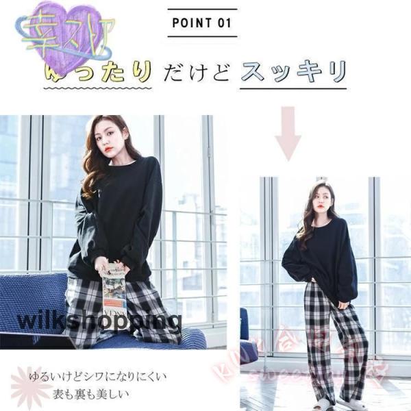 ルームウェア レディース 綿100％ パジャマ KNK 上下セット 長袖 可愛い 長ズボン 春 秋 冬 部屋着 寝間着 通気性 冷え性対策 柔らかい 冷房対策 肌触りいい