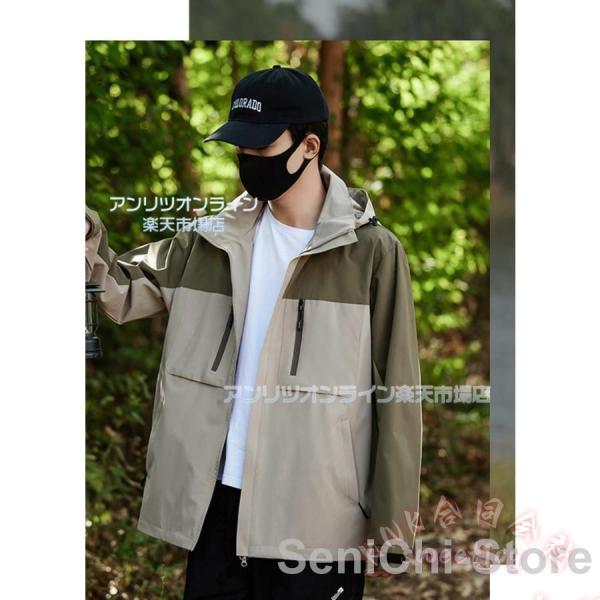マウンテンパーカー レディース メンズ 防風 防寒 撥水 防水 KNK(株） 春秋冬 大きいサイズ カップル 中高生 大学生 団体用 登山 キャンプ 軽量 アウター_16